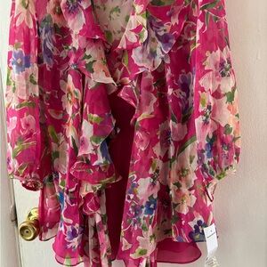 Ralph Lauren Pink Floral Blouse